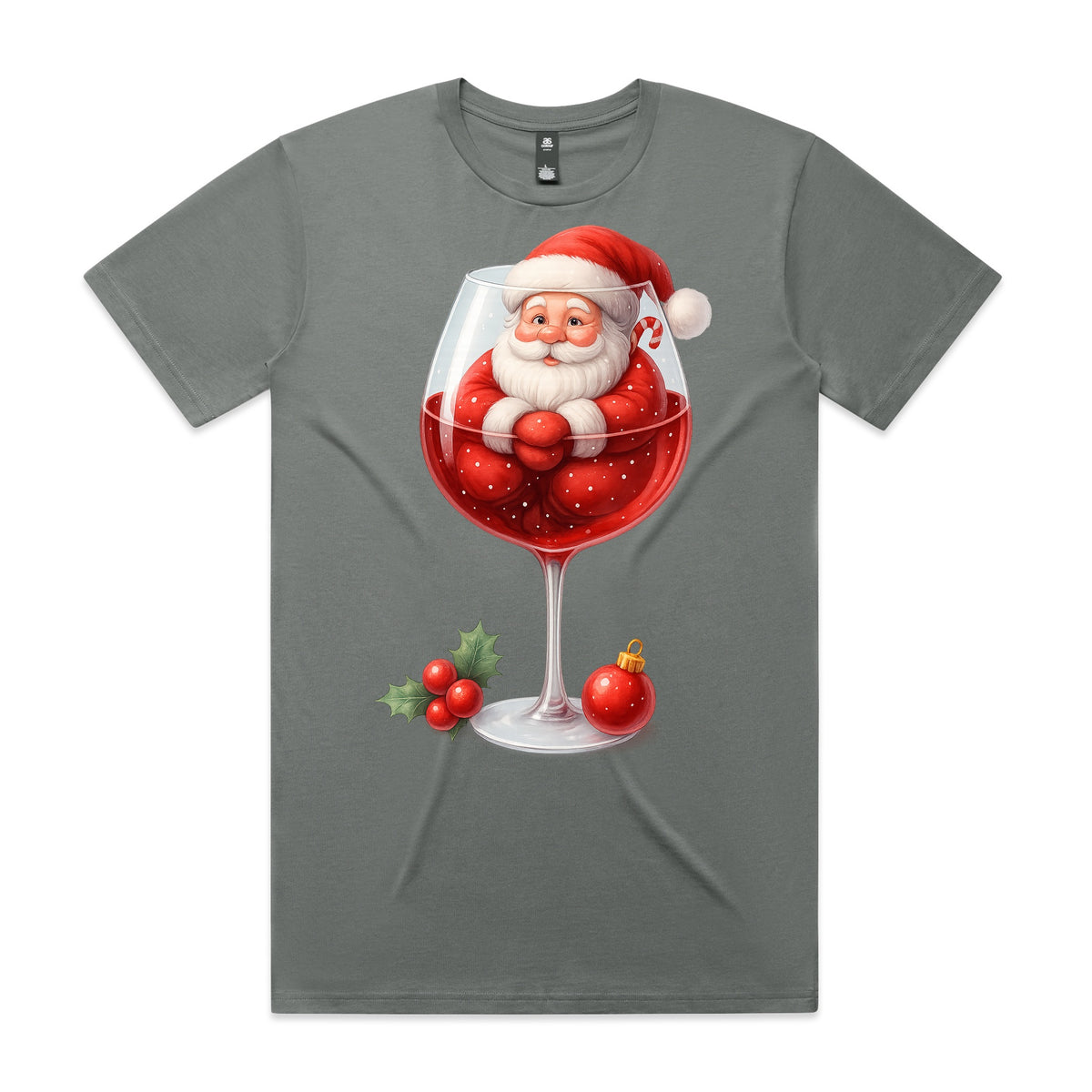 Santa, Hold My Wine Christmas T-Shirt