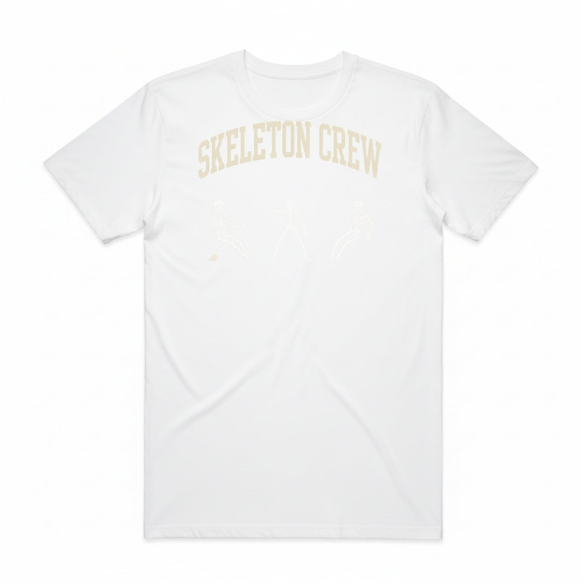 Skeleton Crew T-Shirt - Casper White