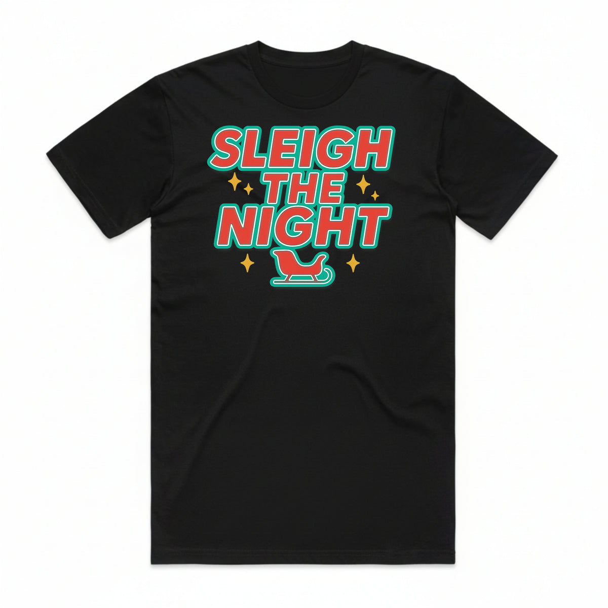 Sleigh the Night Christmas T-Shirt