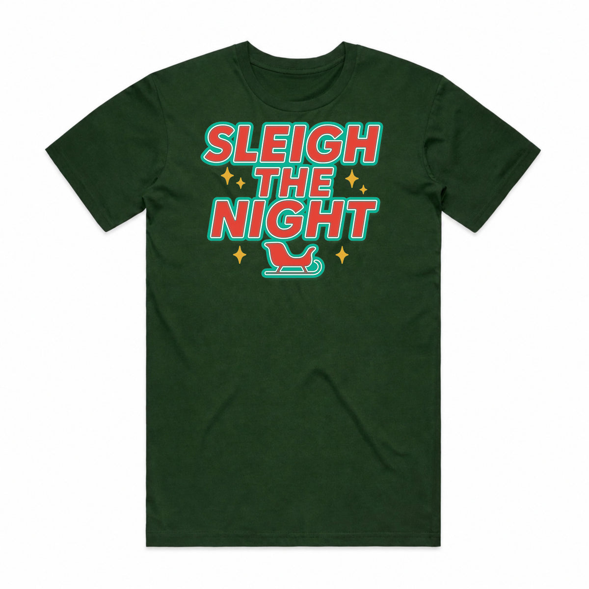 Sleigh the Night Christmas T-Shirt