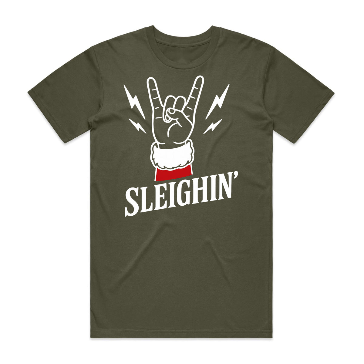 Sleighin' Santa Christmas T-Shirt