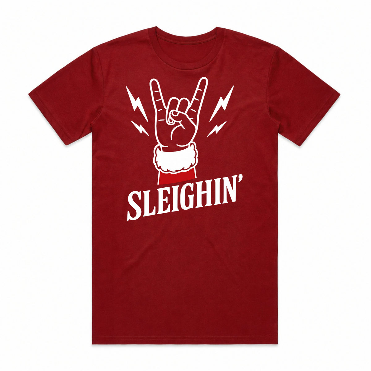 Sleighin' Santa Christmas T-Shirt