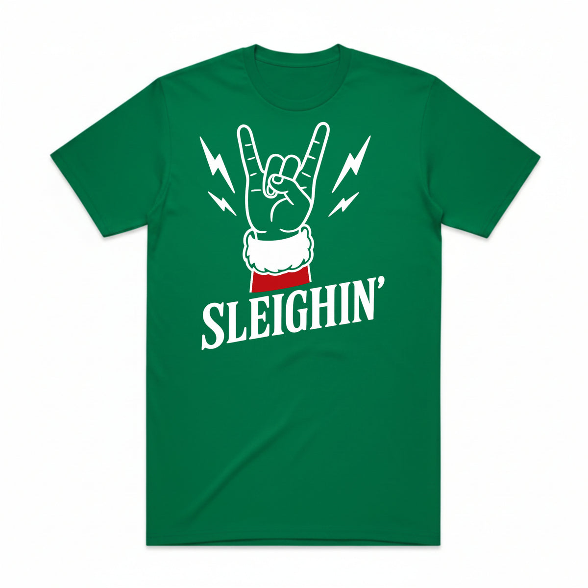 Sleighin' Santa Christmas T-Shirt