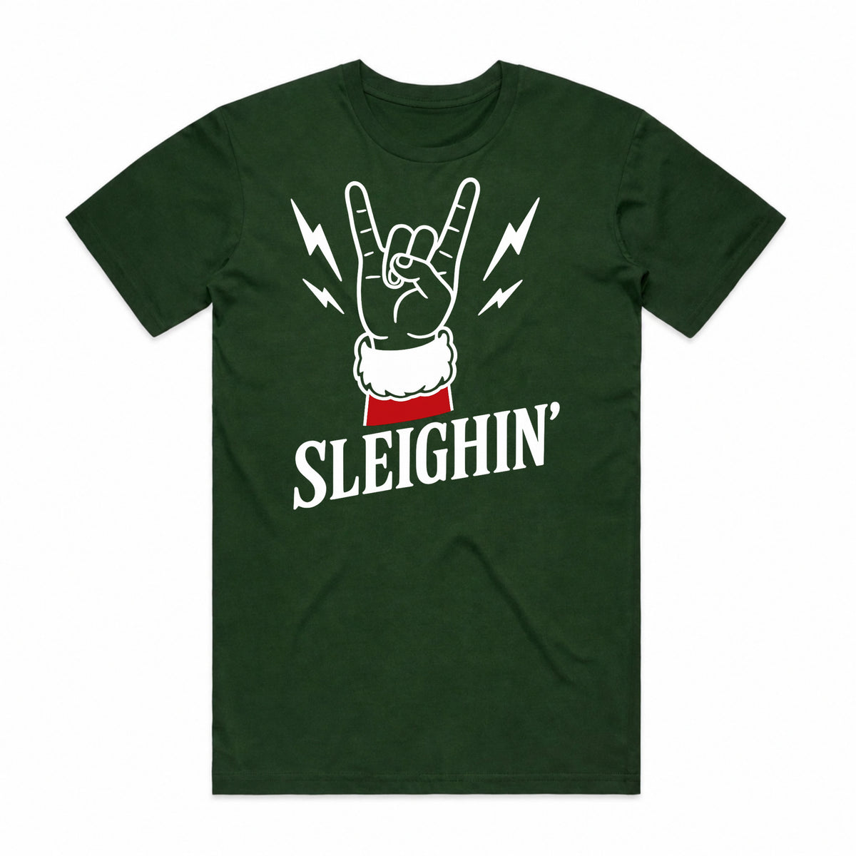 Sleighin' Santa Christmas T-Shirt