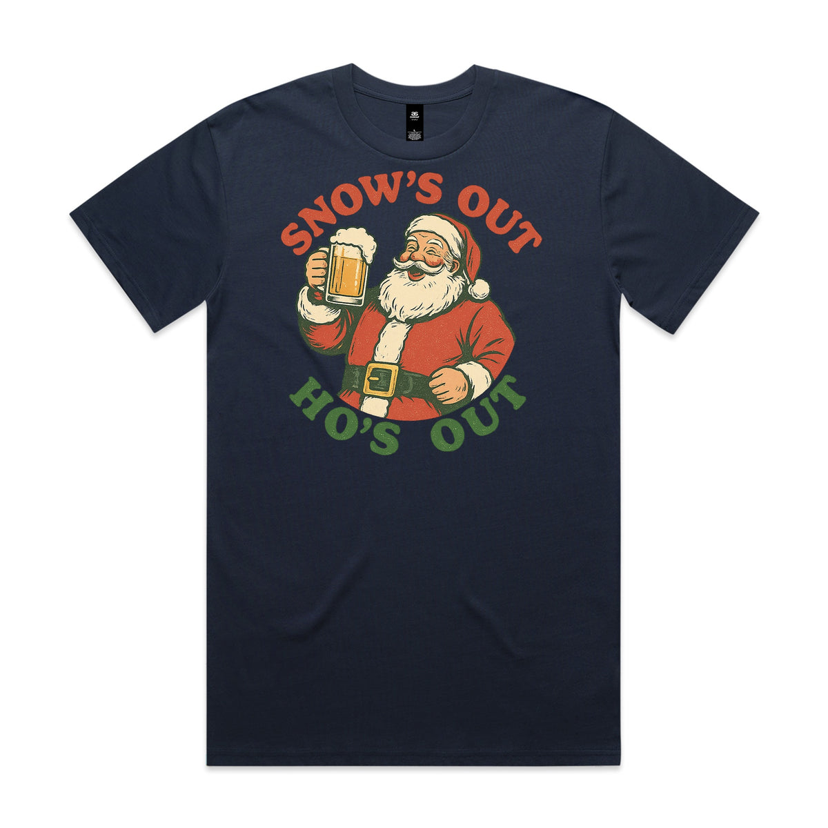 Snow's Out Ho's Out Santa T-Shirt