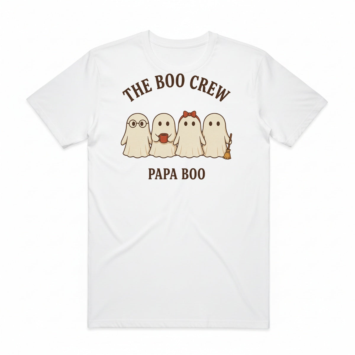 The Boo Crew T-Shirt - Casper White