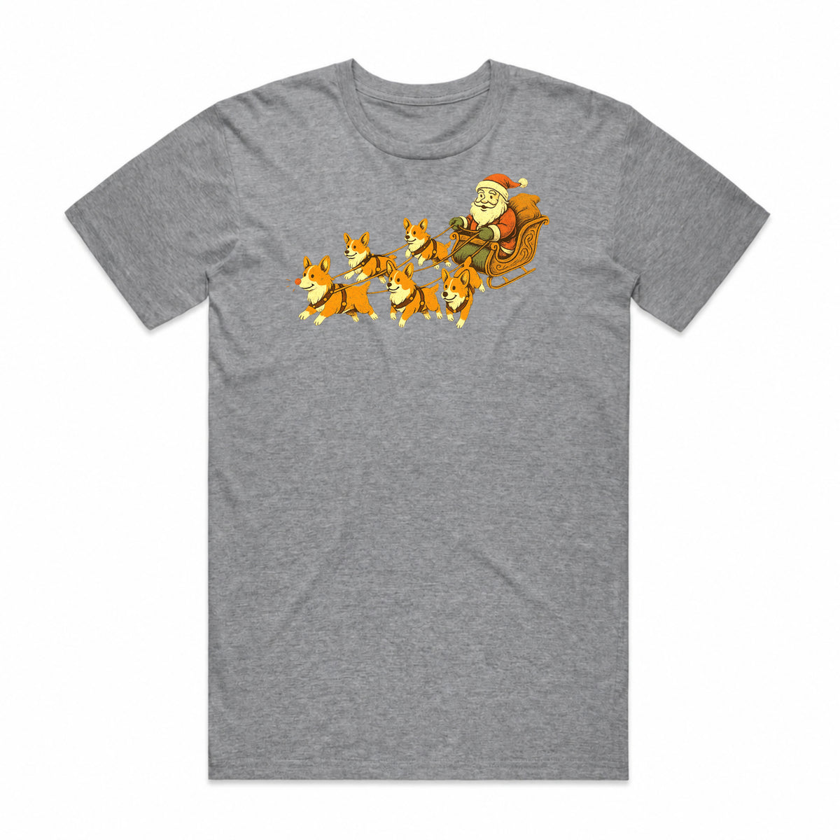 The Corgi Sleigh Ride T-Shirt