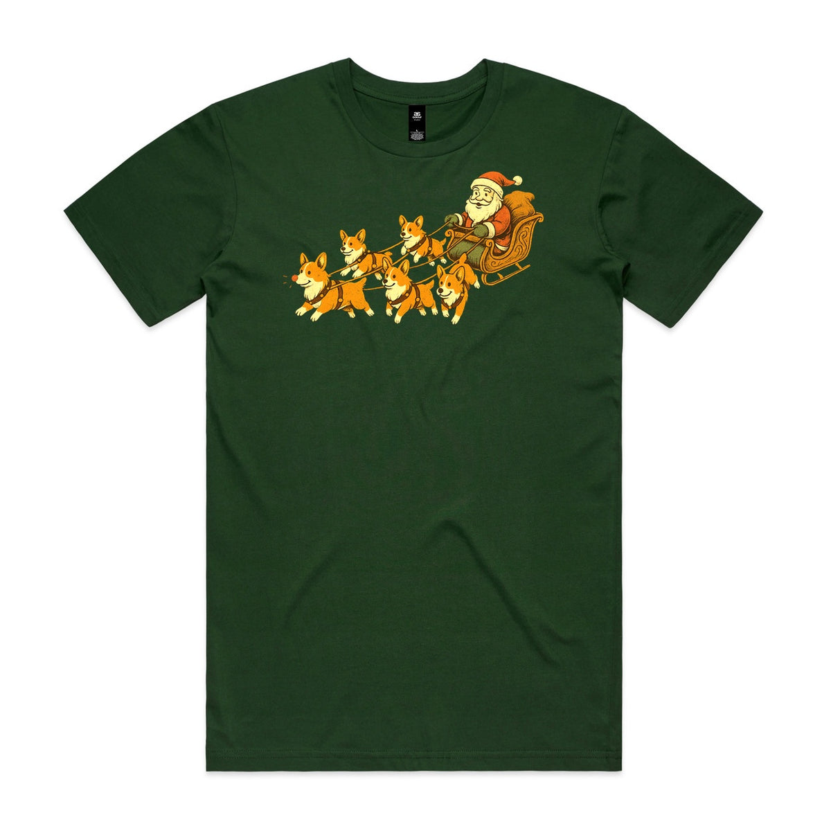 The Corgi Sleigh Ride T-Shirt