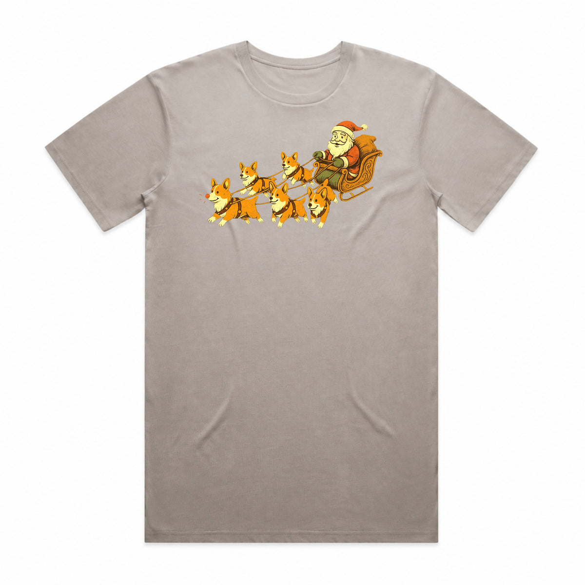 The Corgi Sleigh Ride T-Shirt