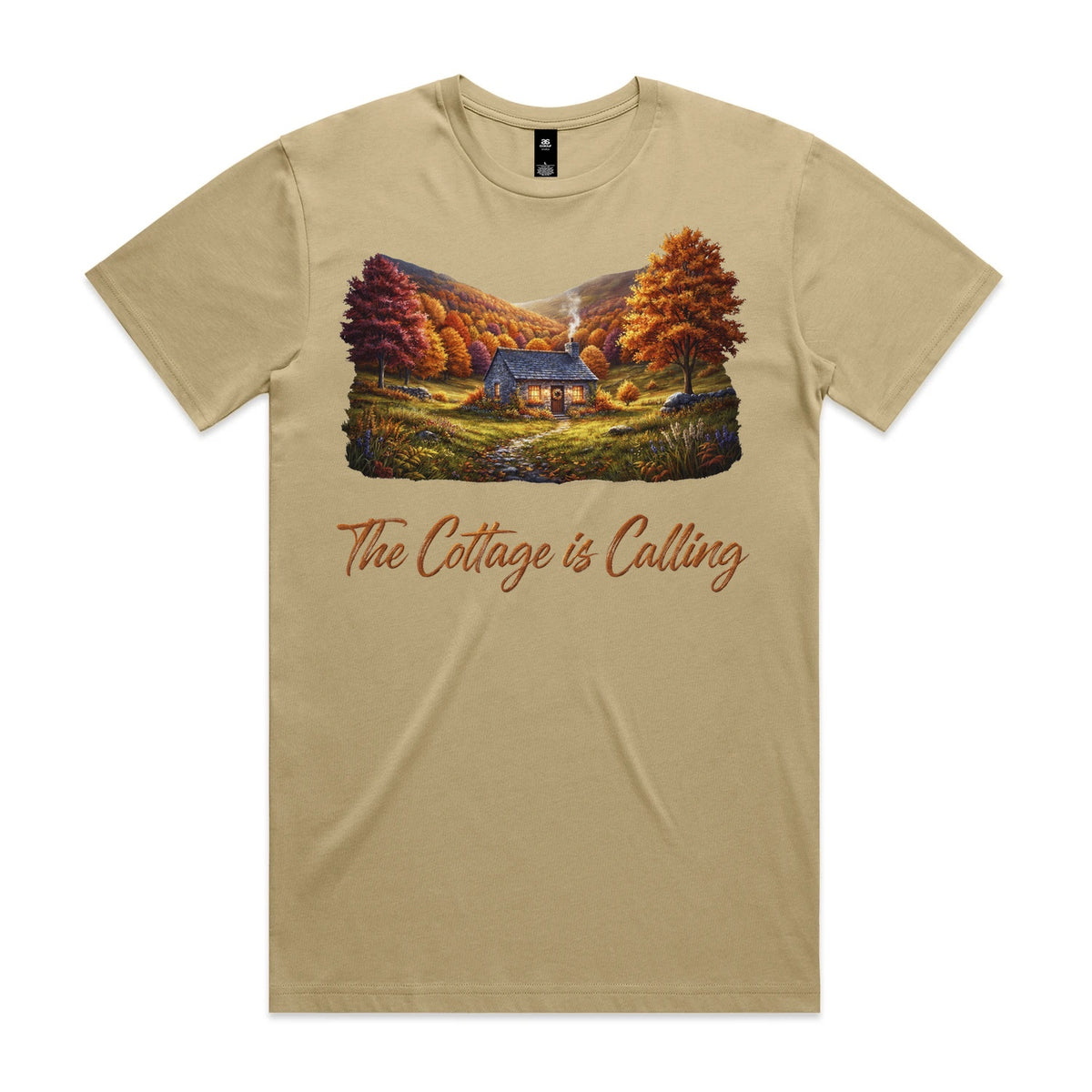 The Cottage is Calling T-Shirt - Khaki