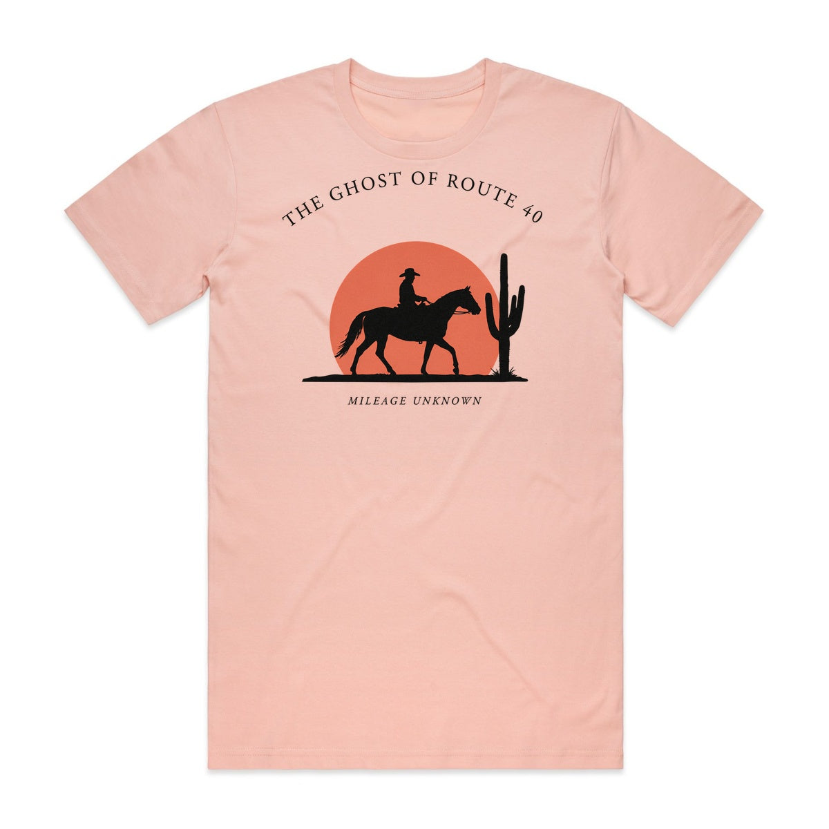 The Ghost Of Route 40 T-Shirt - Boo-tiful Blush