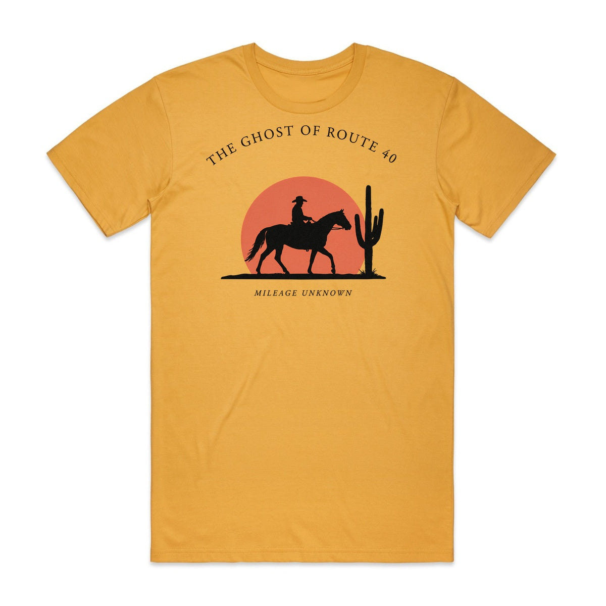 The Ghost Of Route 40 T-Shirt - Candy Corn