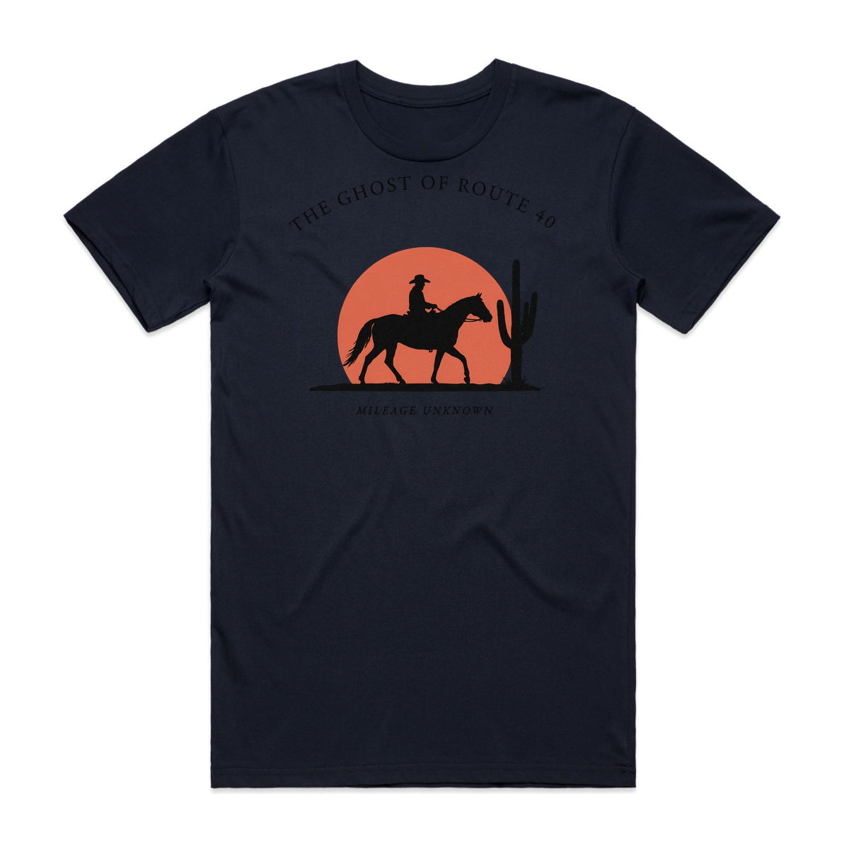 The Ghost Of Route 40 T-Shirt - Midnight Haunt
