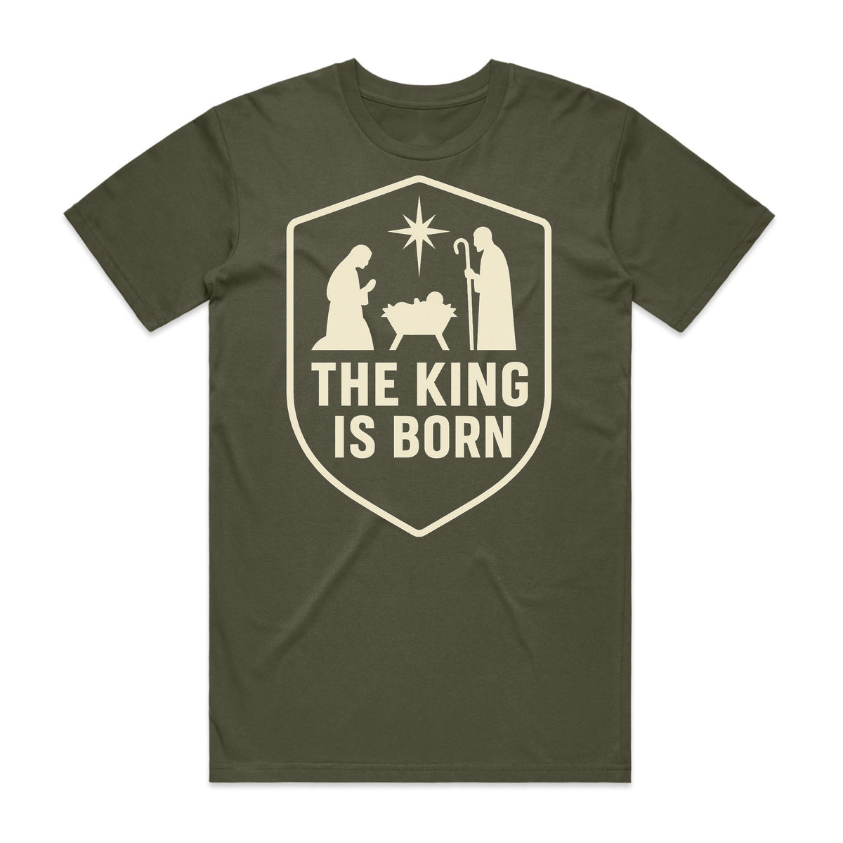 The King is Born Christmas T-Shirt