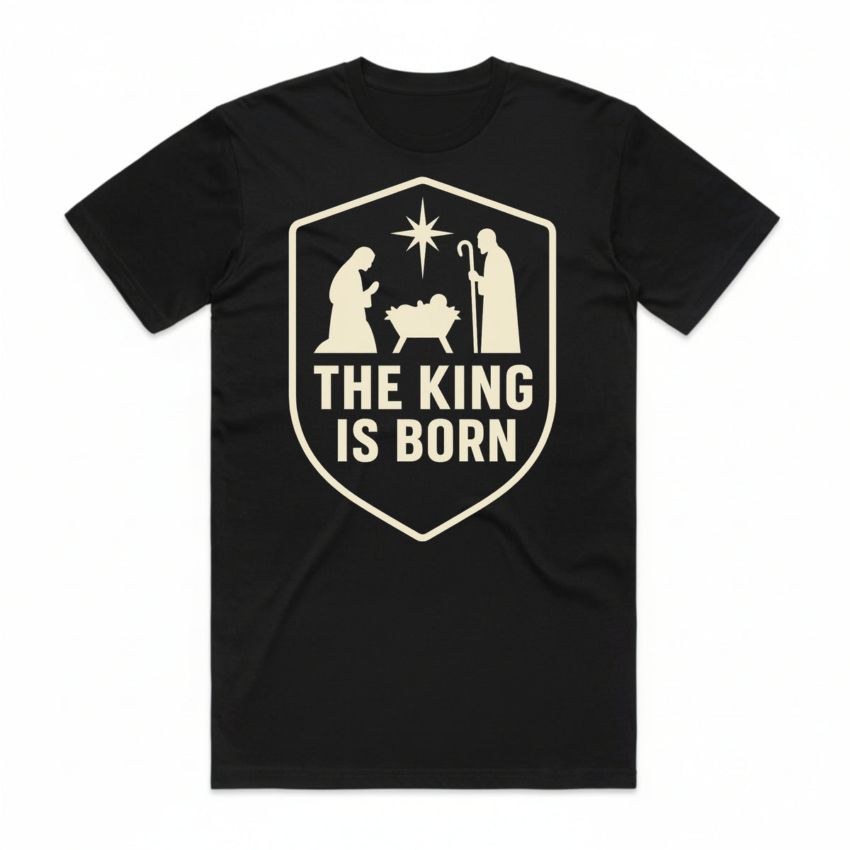 The King is Born Christmas T-Shirt