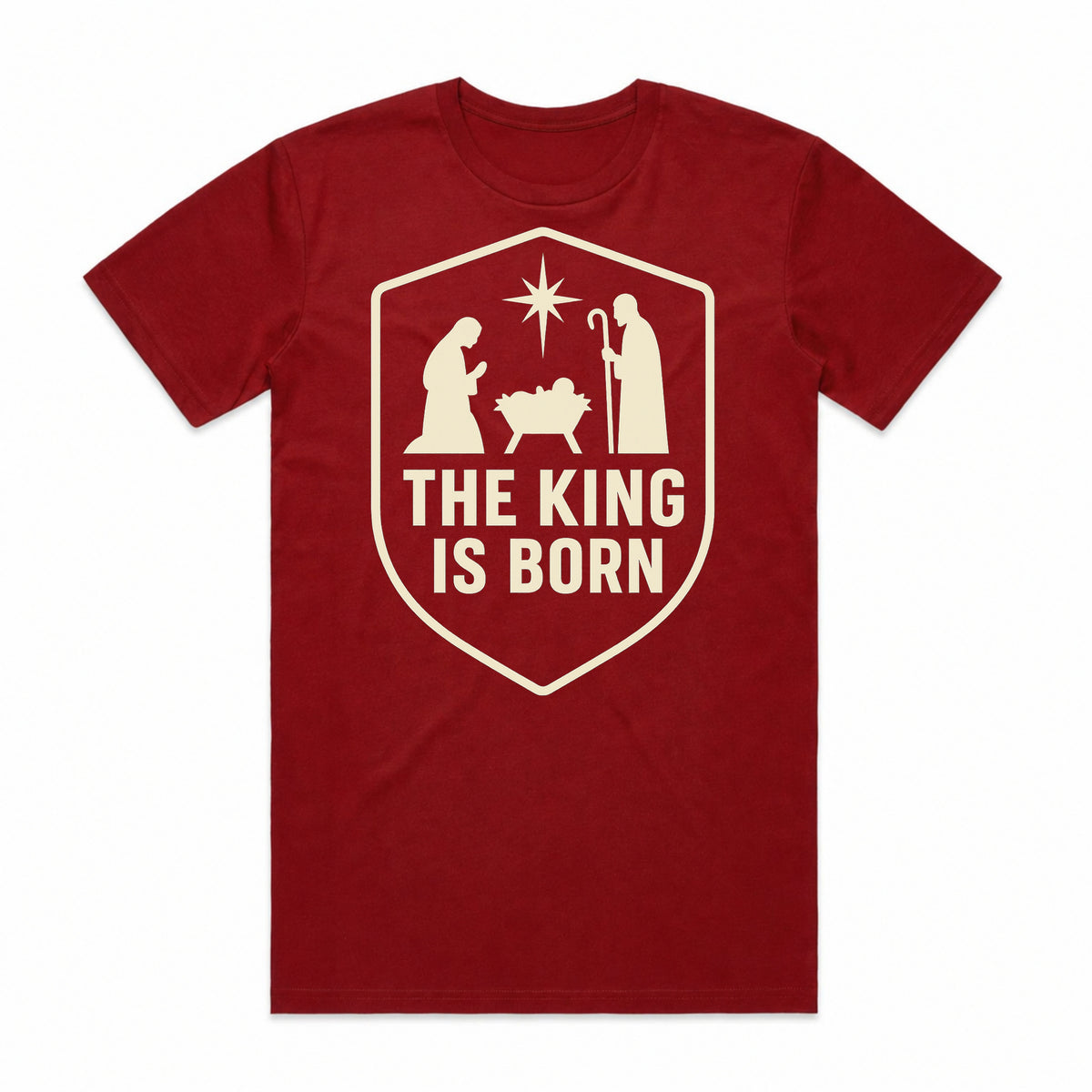 The King is Born Christmas T-Shirt