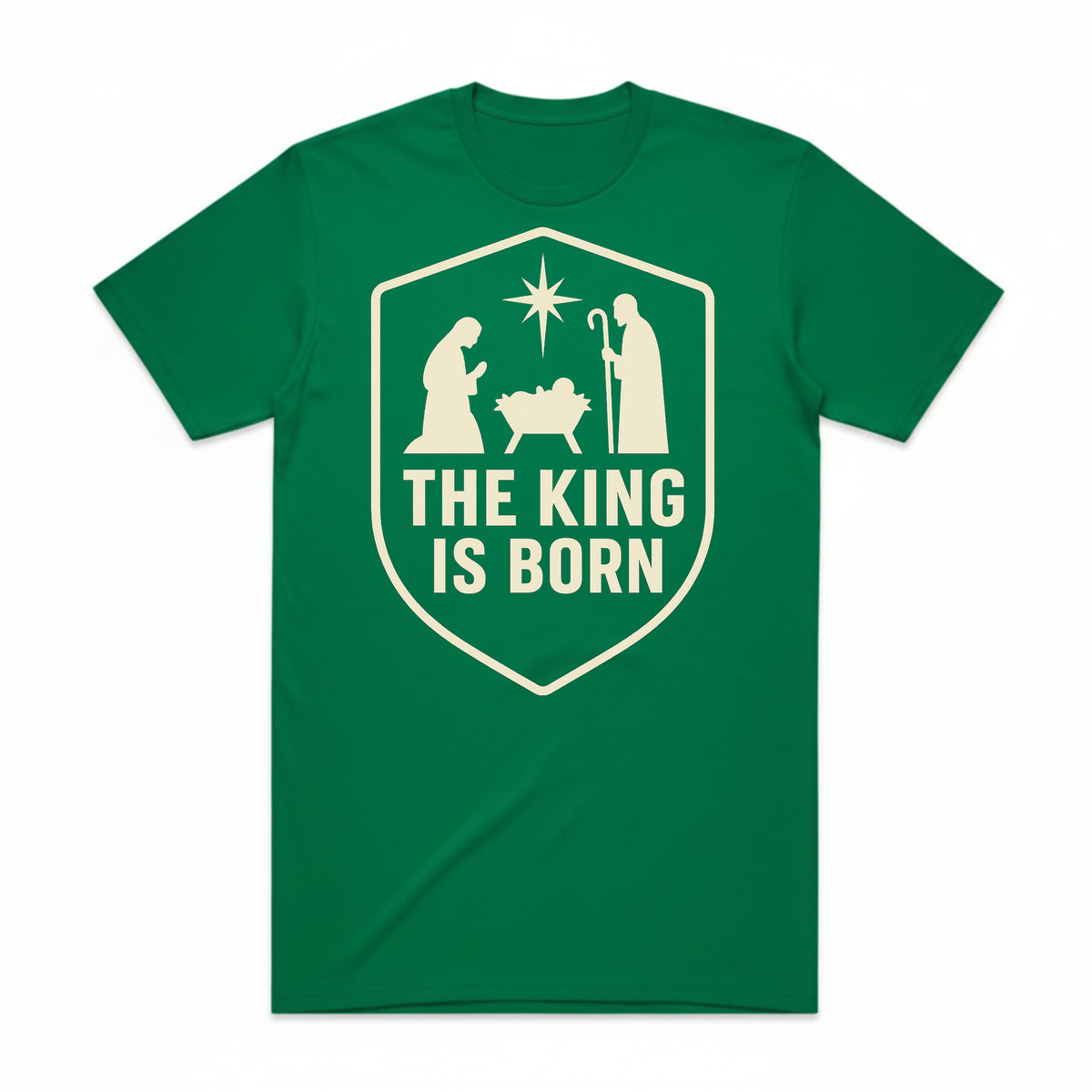 The King is Born Christmas T-Shirt