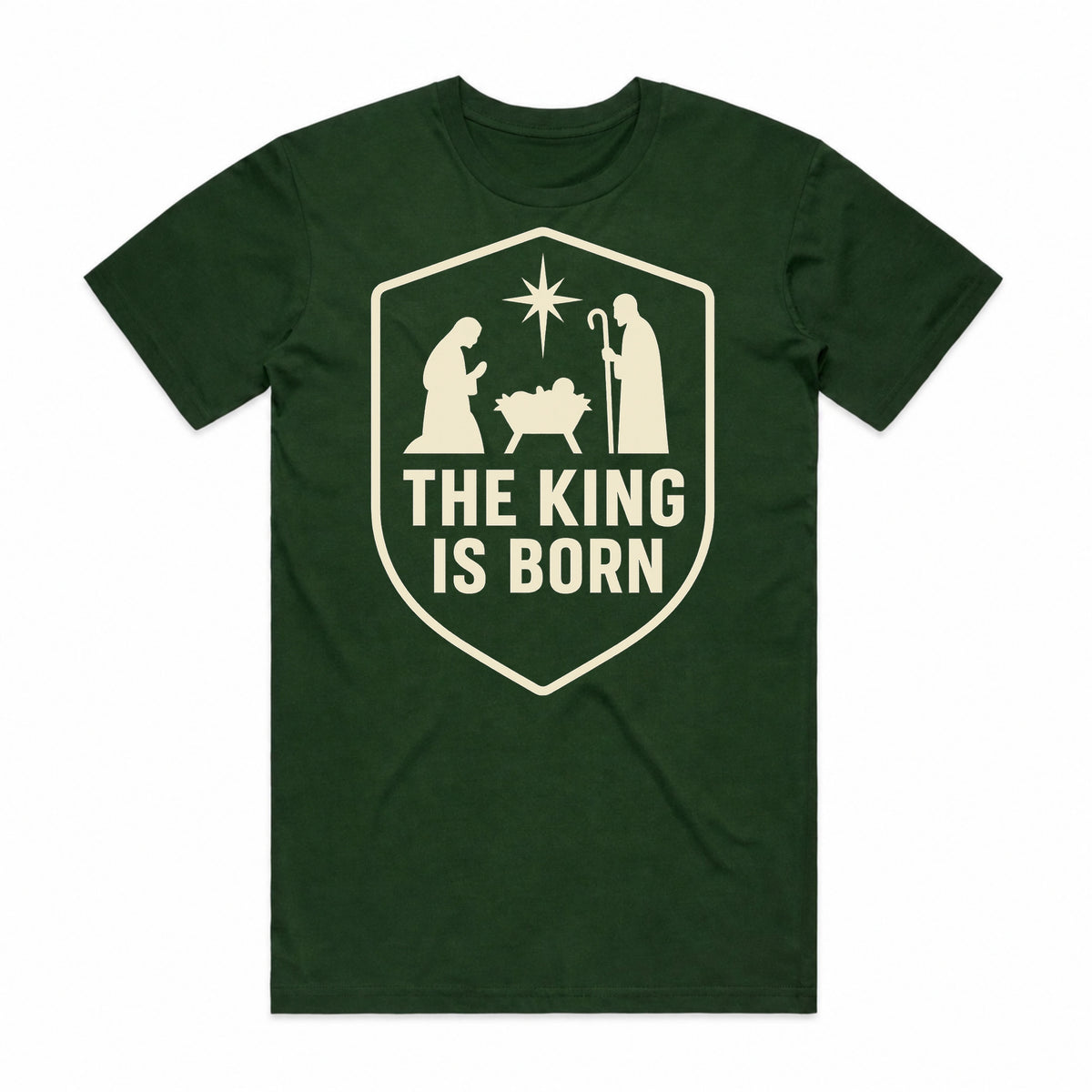 The King is Born Christmas T-Shirt