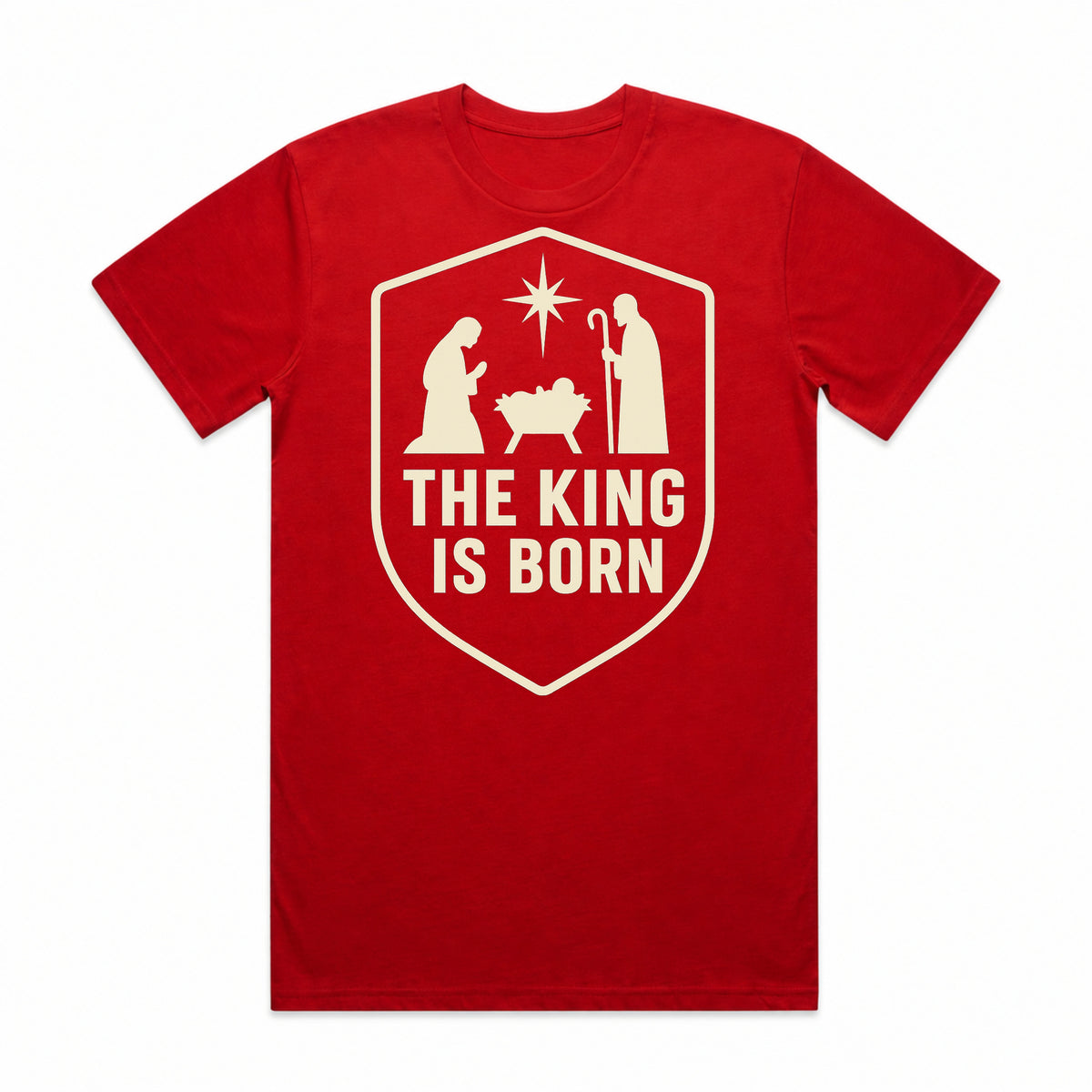 The King is Born Christmas T-Shirt
