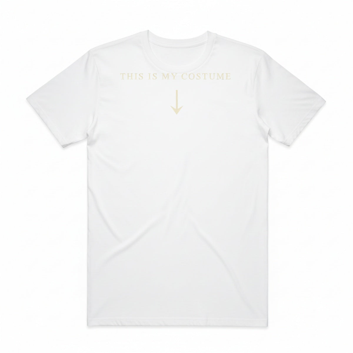 This Is My Costume T-Shirt - Casper White