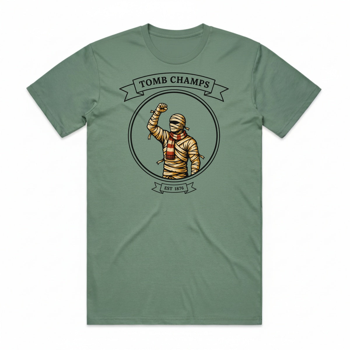 Tomb Champs T-Shirt - Swamp Zombie