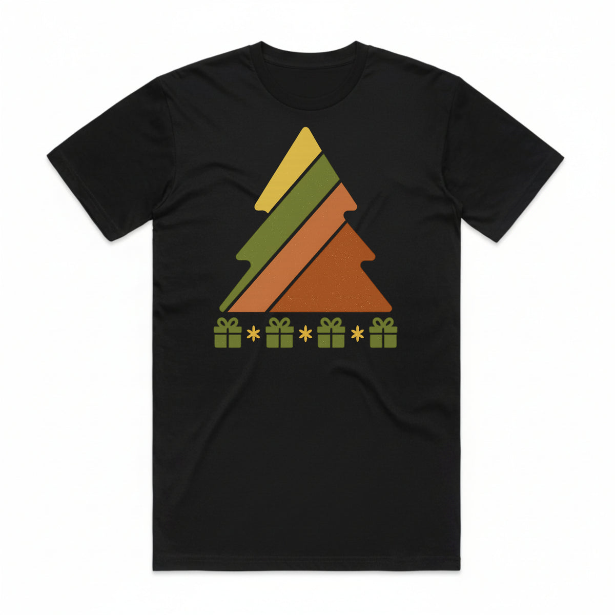 Vintage Christmas Tree & Presents T-Shirt