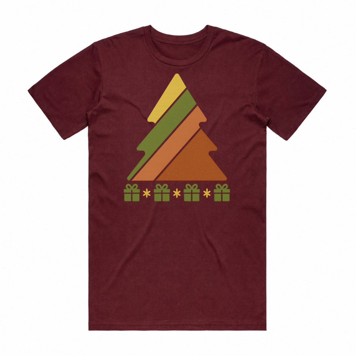 Vintage Christmas Tree & Presents T-Shirt