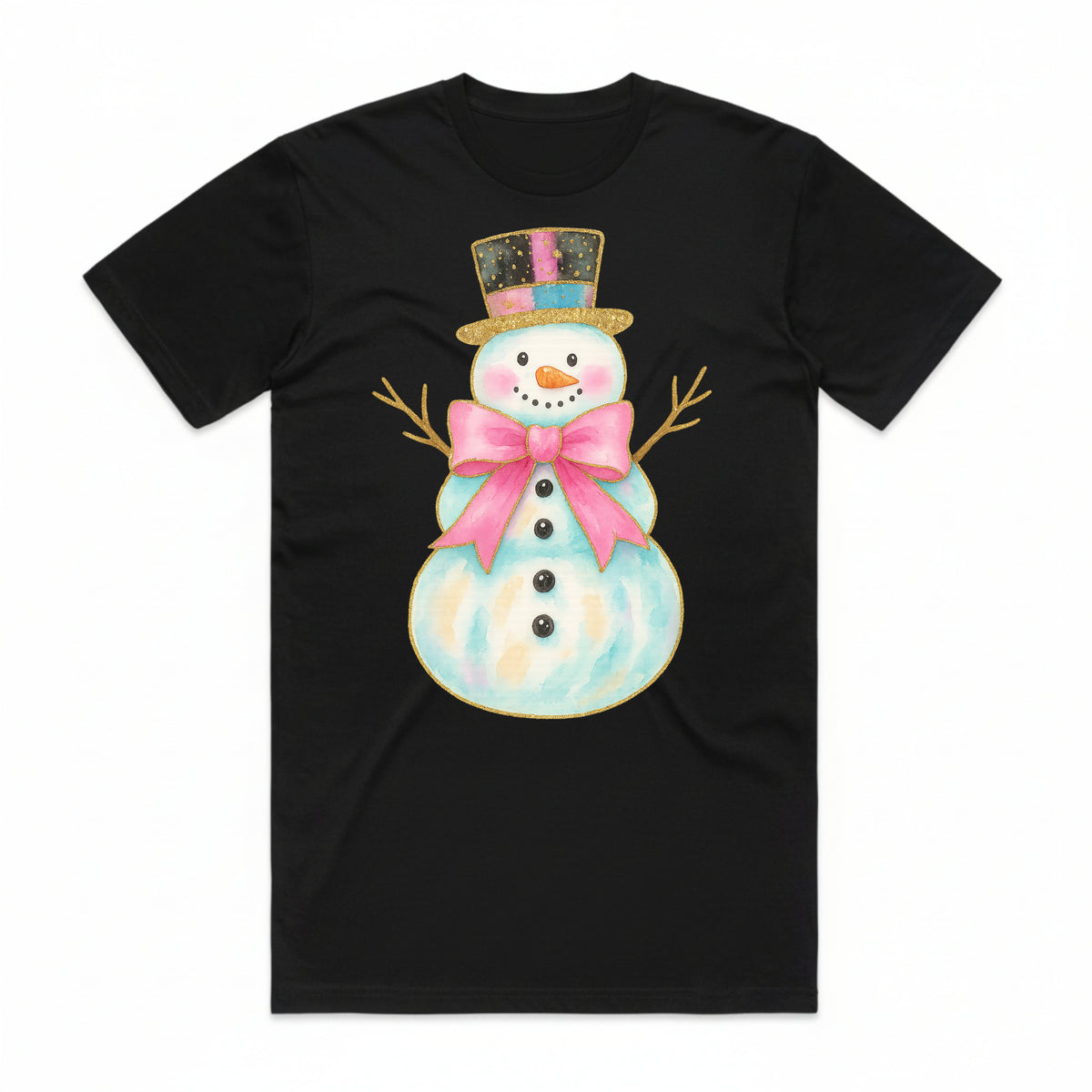 Watercolor Snowman T-Shirt