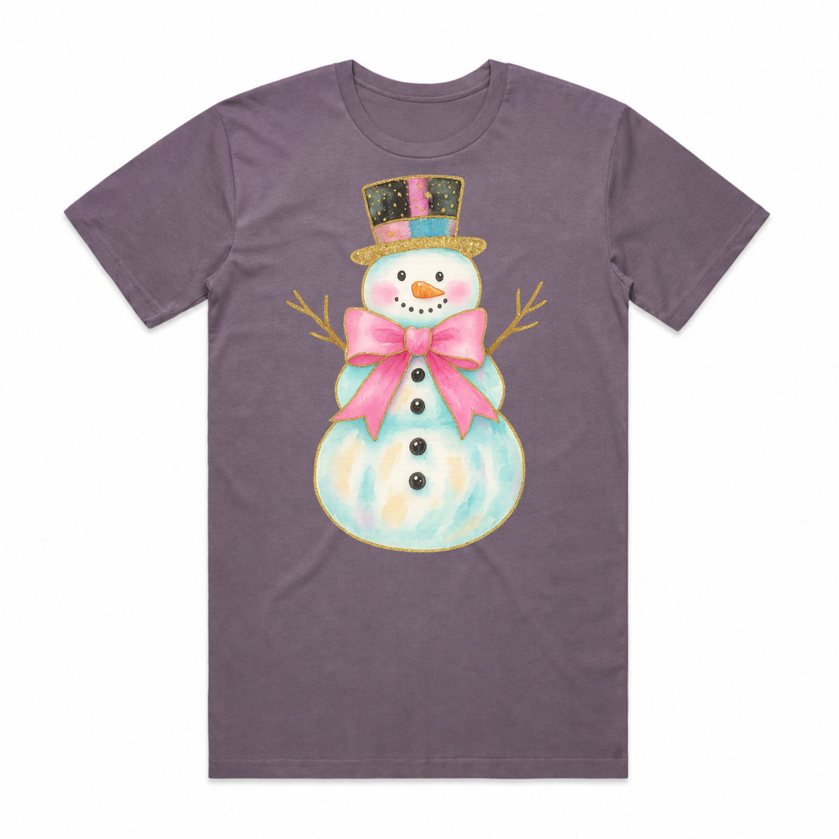 Watercolor Snowman T-Shirt