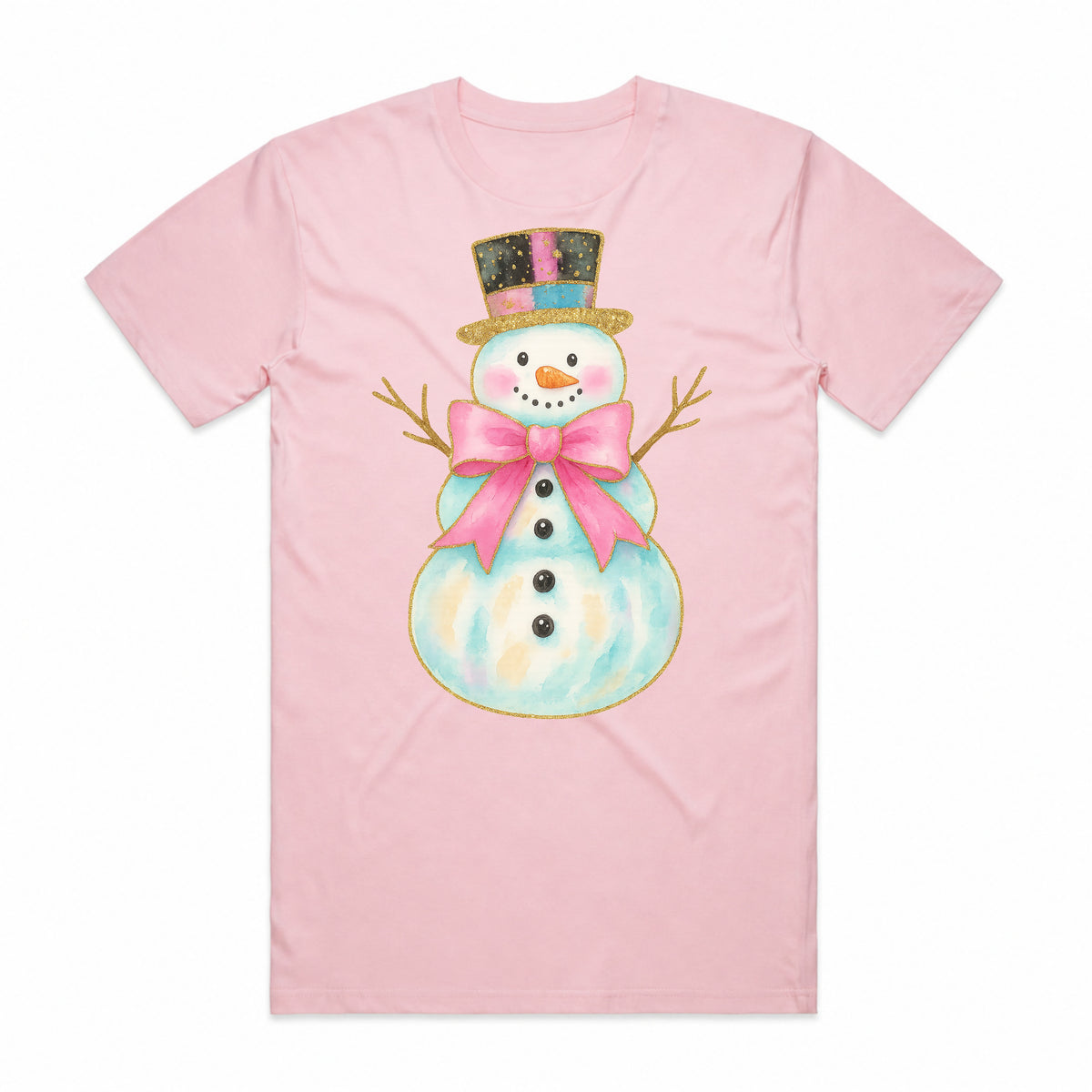 Watercolor Snowman T-Shirt
