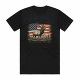 Wild and Free America Elk T-Shirt