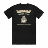Witch's Brew Coffee House T-Shirt - Black Cat