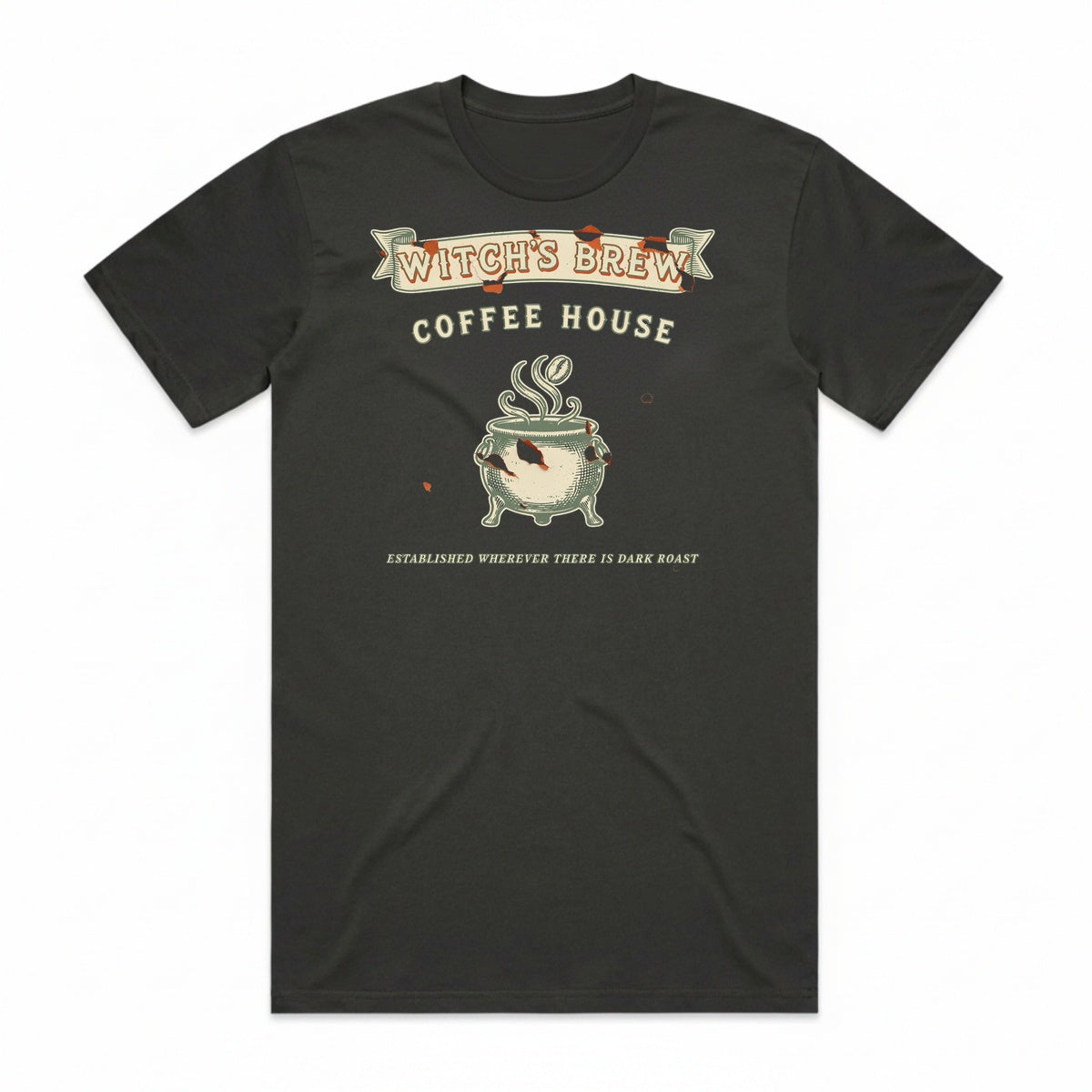 Witch's Brew Coffee House T-Shirt - Cooled Coals