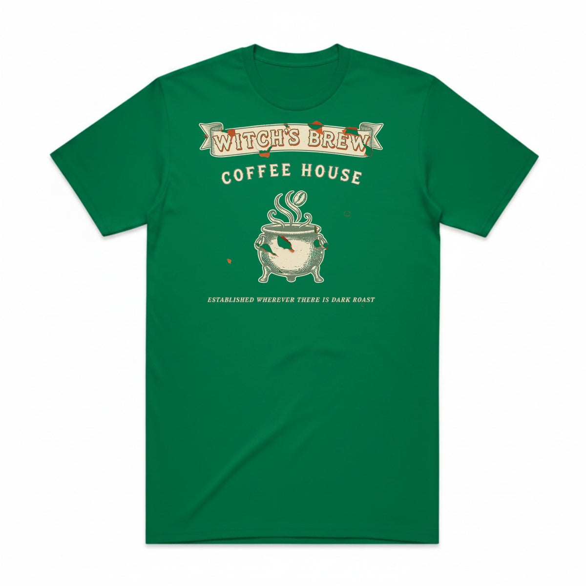 Witch's Brew Coffee House T-Shirt - Frankenstein