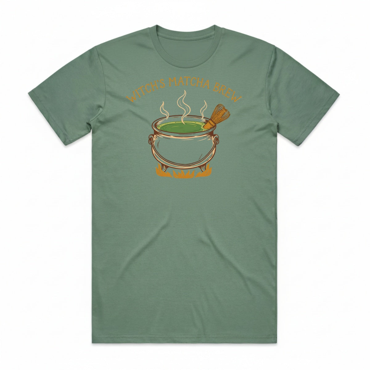 Witch's Matcha Brew T-Shirt - Swamp Zombie