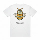 Zom-Bee T-Shirt - Casper White
