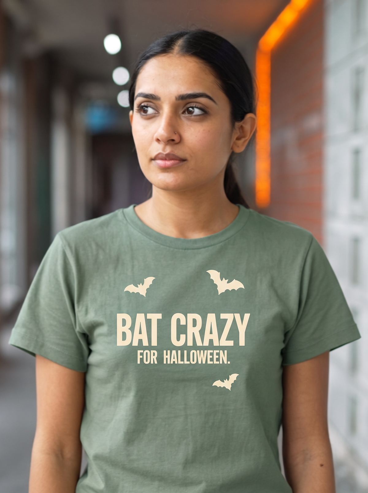 Bat Crazy For Halloween T-Shirt - Swamp Zombie (lifestyle)