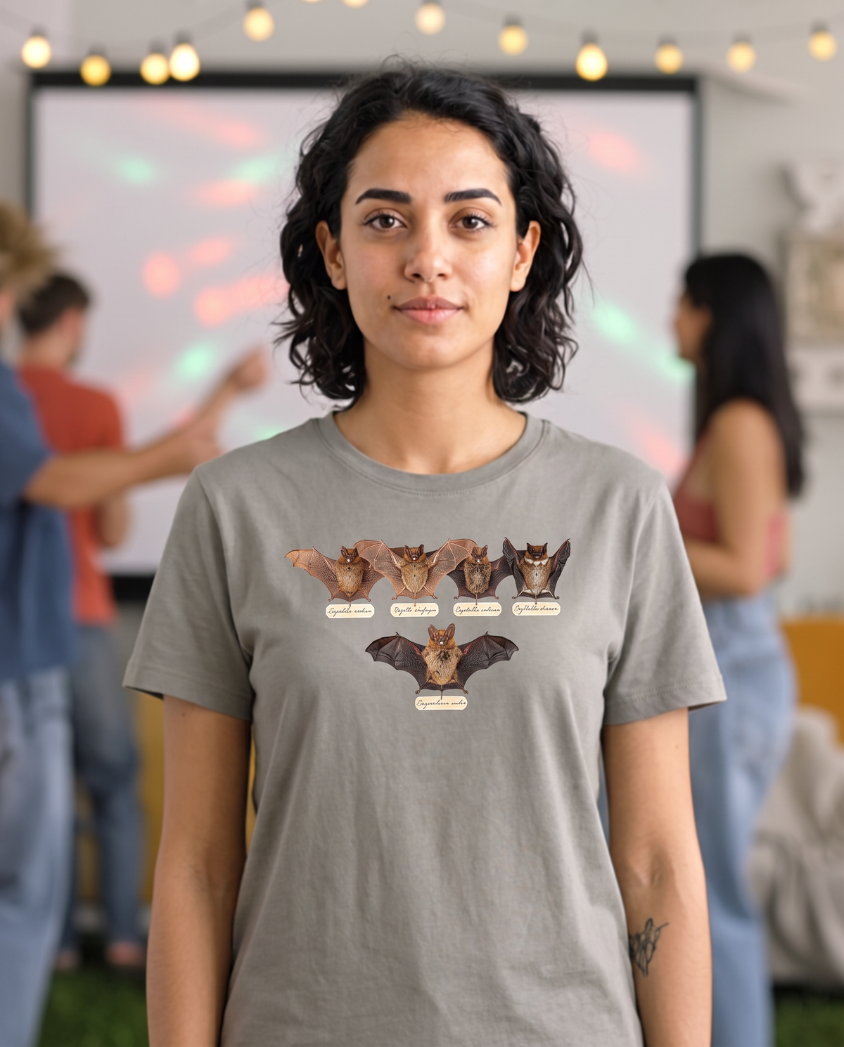 Bat Specimens T-Shirt - Phantom Gray (lifestyle)