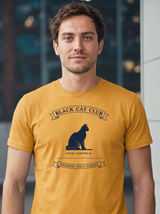 Black Cat Club T-Shirt - Candy Corn (lifestyle)