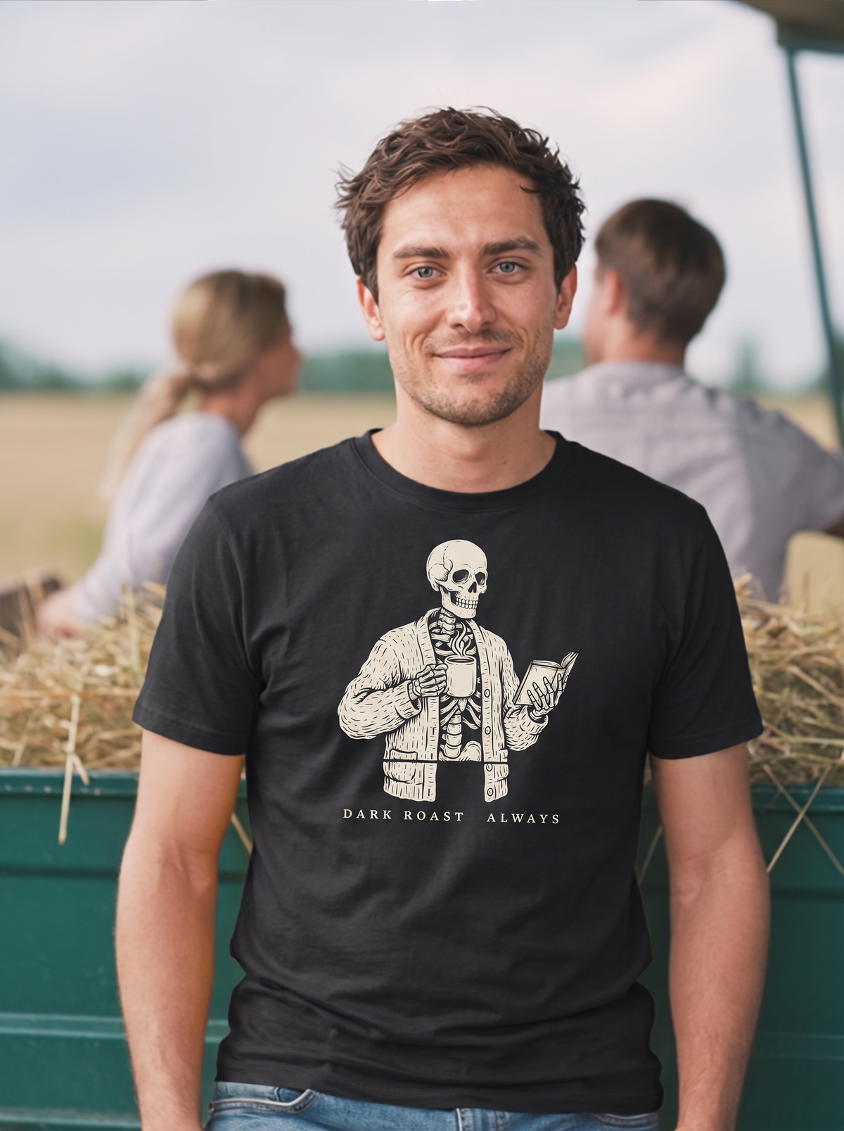 Dark Roast Always T-Shirt - Cooled Coals (lifestyle)