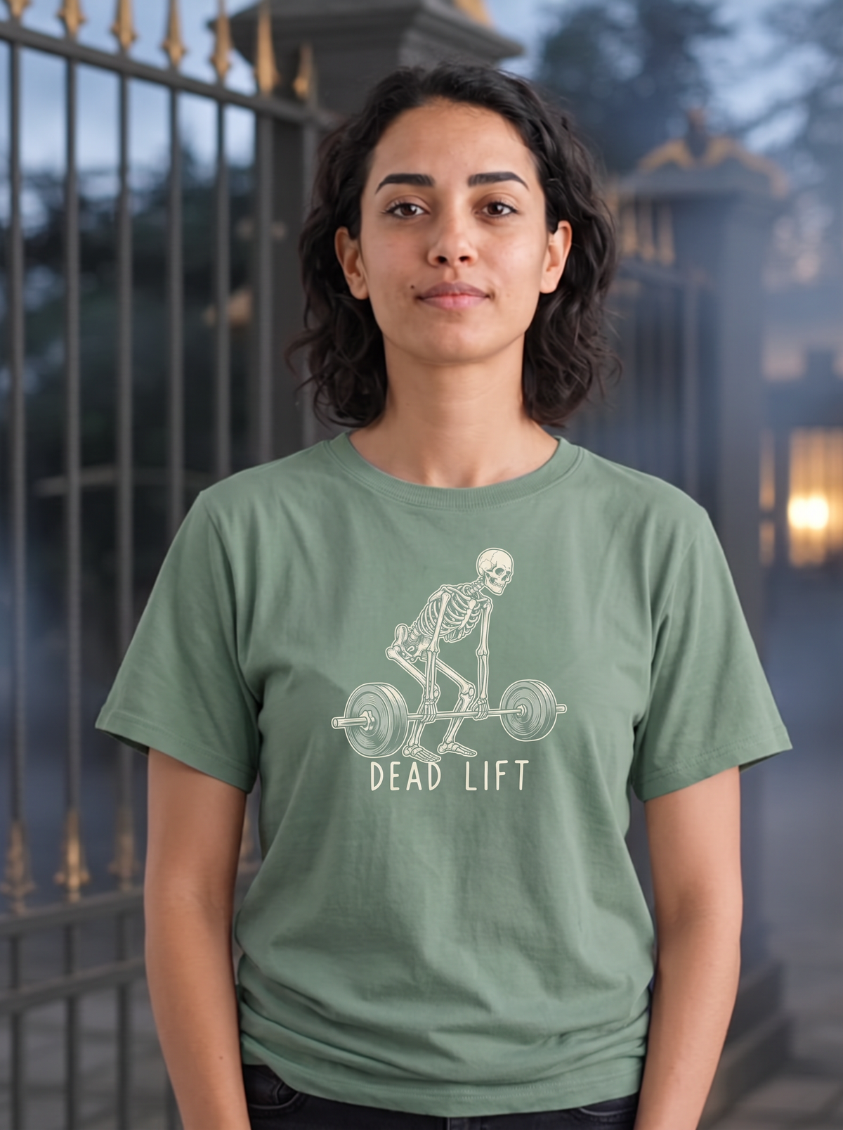 Dead Lift T-Shirt - Swamp Zombie (lifestyle)