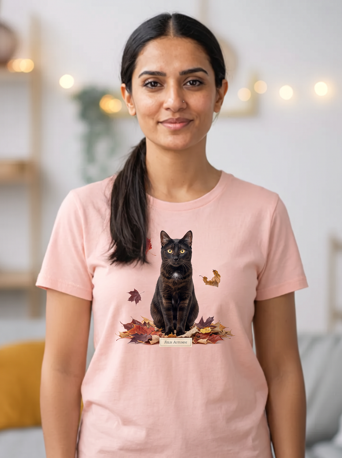 Felis Autumni T-Shirt - Boo-tiful Blush (lifestyle)