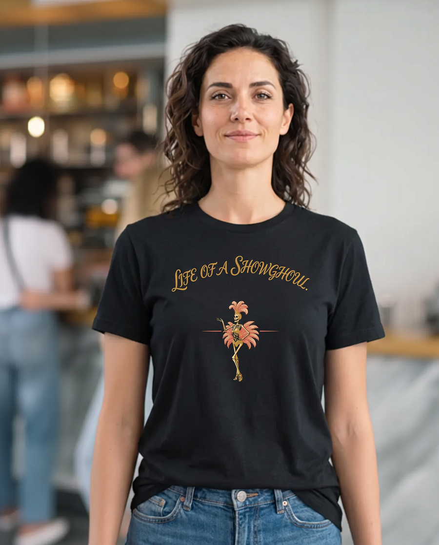 Life Of A Showghoul T-Shirt - Black Cat (lifestyle)
