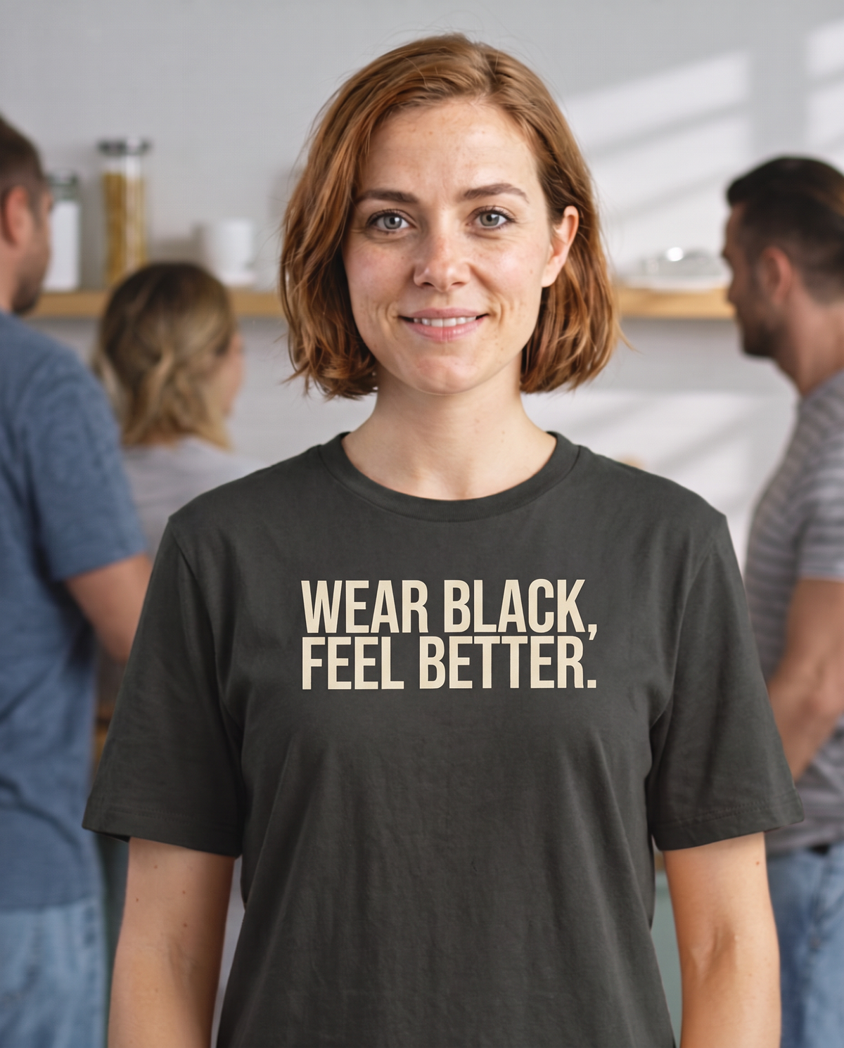Wear Black Feel Better T-Shirt - Cooled Coals (lifestyle)
