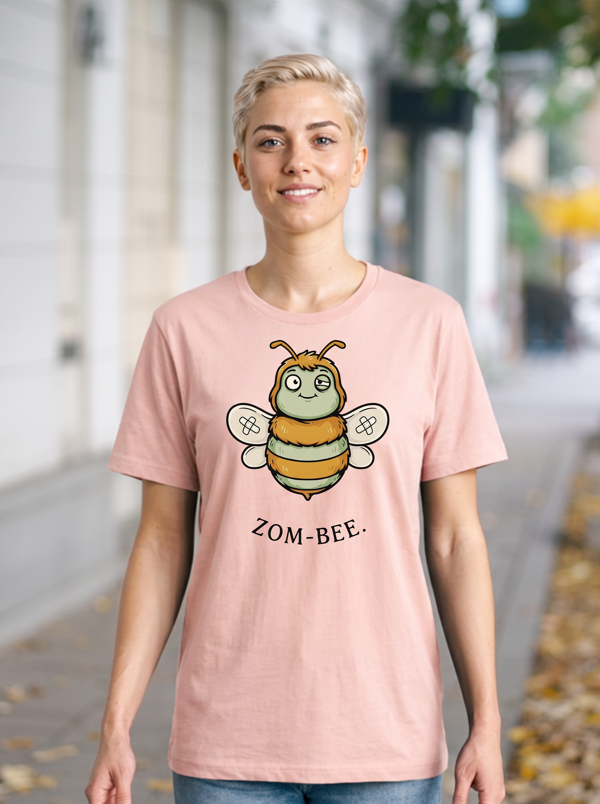 Zom-Bee T-Shirt - Boo-tiful Blush (lifestyle)